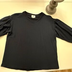 Sundry Black Long Sleeve Top